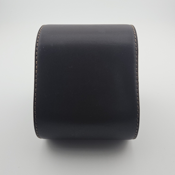 Patek Philippe dark brown leather travel watch carry case - Picture 5 of 11